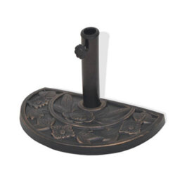 Walplus Parasol Base Resin Half Round Bronze 9 Kg - thumbnail 3