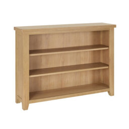 The Furniture Market Cheshire Whitewash Oak Wide Low Bookcase - thumbnail 4
