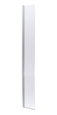 Balterley Blymhill Contemporary Bathroom 8mm Glass Hinged Flipper Wetroom Screen, Chrome Fininsh, 1950 X 322 X 27mm - image 1