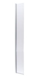 Balterley Blymhill Contemporary Bathroom 8mm Glass Hinged Flipper Wetroom Screen, Chrome Fininsh, 1950 X 322 X 27mm - thumbnail 1