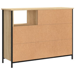 Berkfield Classic Sideboard Sonoma Oak 100X33X75 Cm Engineered Wood - thumbnail 8