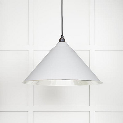 From the Anvil Smooth Nickel Hockley Pendant In Flock - image 1