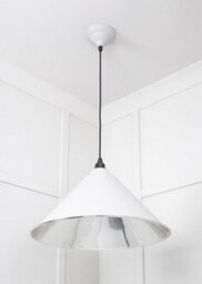 From the Anvil Smooth Nickel Hockley Pendant In Flock - thumbnail 4
