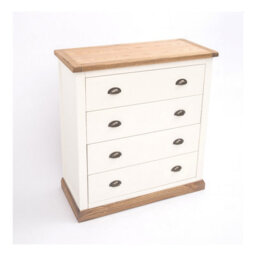 Cabinet Bits Tropea 4 Drawer Chest Of Drawers Brass Cup Handle - thumbnail 3
