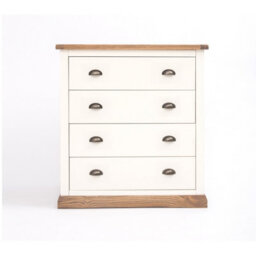 Cabinet Bits Tropea 4 Drawer Chest Of Drawers Brass Cup Handle