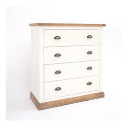Cabinet Bits Tropea 4 Drawer Chest Of Drawers Brass Cup Handle - thumbnail 2