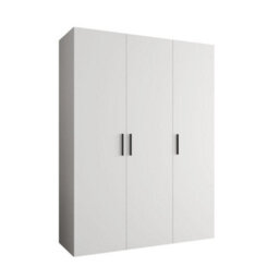 Arte Bari I Hinged Door Wardrobe 150Cm In White - Sleek, Soft-Close Storage For Light-Filled Bedrooms - thumbnail 2