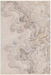 Beige Natural Abstract 8mm Thick Anti-Shed Rug For Bedroom, Dining Room, Stain-Resistant Modern Area Rug-160Cm X 240Cm - thumbnail 2
