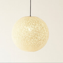 CGC Lighting Cgc Clara Cream Large 40Cm Round Globe Rattan Weave Lampshade - thumbnail 5