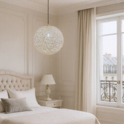 CGC Lighting Cgc Clara Cream Large 40Cm Round Globe Rattan Weave Lampshade - thumbnail 2