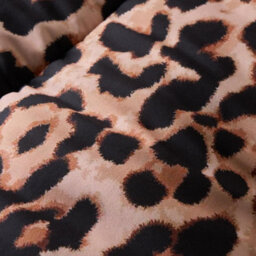 Ohs Leopard Coverless 10.5 Tog Duvet Set Pillowcase Quilted Cover - Single - thumbnail 5