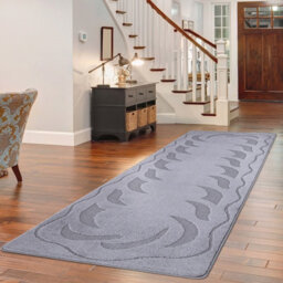 Smart Living Heavy Duty Machine Washable Runner For Hallway, Kitchen Non Slip Floor Mats, Door Mat 60Cm X 110Cm - Dark Grey