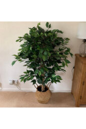 Dyzi Artificial Ficus Tree Natural Trunk 90Cm Indoor Plant - thumbnail 2