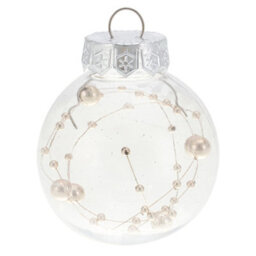 Living And Home 30-Piece Set Of Champagne Christmas Ball Christmas Tree Decorations 6Cm Diameter X 8Cm Height - thumbnail 6