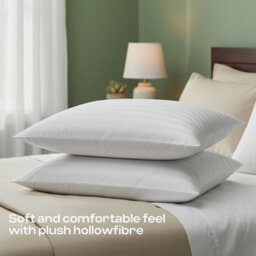 MHG Living Quilted Mattress Topper & Pillow Set - 1200Gsm Microfibre Comfort Layer With Elasticated Corner Straps - King - thumbnail 5