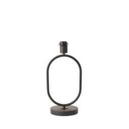 Valuelights Antonia Matte Black Metal Oval Stem Table Lamp Base - thumbnail 7