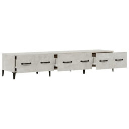 Berkfield Tv Cabinet Concrete Grey 150X34,5X30 Cm Engineered Wood - thumbnail 6