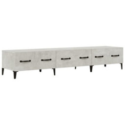 Berkfield Tv Cabinet Concrete Grey 150X34,5X30 Cm Engineered Wood - thumbnail 2
