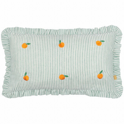 Furn. Les Fruites Embroidered Ruffle Cushion Cover - image 1