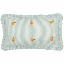 Furn. Les Fruites Embroidered Ruffle Cushion Cover - thumbnail 1