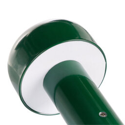 Wyld And Coco Green Iron Table Lamp - Retro Glam Wireless Touch Dimmer, Usb-Powered, Indoor/outdoor - thumbnail 5