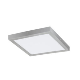 Stylish Silver 400mm Square Led Wall And Ceiling Light - 25W 4000K - thumbnail 1