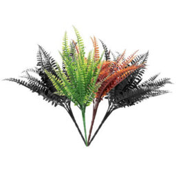 18 Packs Of Artificial Plants, Boston Fern, Artificial Flowers, Indoor And Outdoor Summer Decoration (Orange) - thumbnail 9