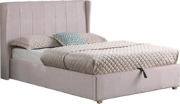 Seconique Amelia Plus 4Ft6 Double Storage Lift Bed Frame In Pink Velvet Fabric - thumbnail 6