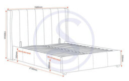 Seconique Amelia Plus 4Ft6 Double Storage Lift Bed Frame In Pink Velvet Fabric - thumbnail 2