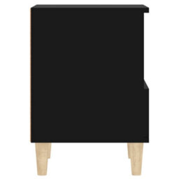 Berkfield Bedside Cabinet Black 40X35X50 Cm - thumbnail 8