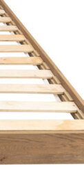 Save On Goods UK 4Ft6 Double Real Oak,solid,strong,wood Bed Frame.low Foot End Wooden Bedstead - thumbnail 3