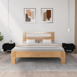 Berkfield Bedside Tables 2 Pcs Black 50X46X50 Engineered Wood - thumbnail 3