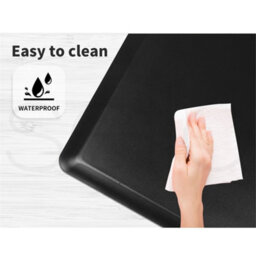 Anti Fatigue Mat Standing Desk Rug Kitchen Home Office Foam Black 50X80Cm - thumbnail 3