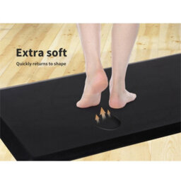 Anti Fatigue Mat Standing Desk Rug Kitchen Home Office Foam Black 50X80Cm - thumbnail 5