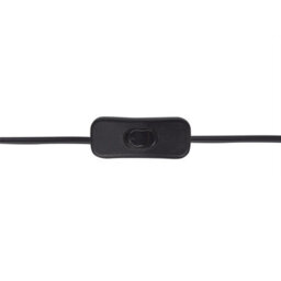 Beliani Wall Lamp Black Textured Paper Shade Japandi Accent Light, Round 50 X 12 Cm - thumbnail 5