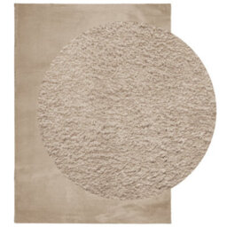 Berkfield Rug Huarte Short Pile Soft And Washable Sand 240X340 Cm - thumbnail 3