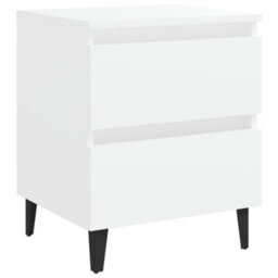 Berkfield Bed Cabinet White 40X35X50 Cm Engineered Wood - thumbnail 2
