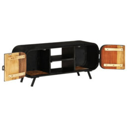 Berkfield Tv Cabinet 110X30X45 Cm Solid Reclaimed Wood - thumbnail 4