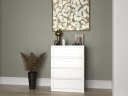 M4 Ramiak Rail Chest Of Drawers White - thumbnail 4