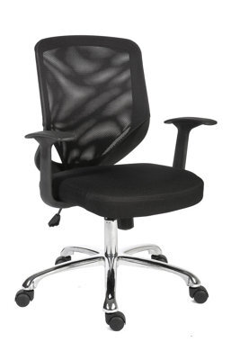 Teknik Nova Mesh Executive Chair With Fixed Arms And Chrome Base - image 1