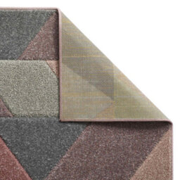 Melrose Salerno Pink Triangles Patterned Design X-Large Indoor Area Rug 200/285Cm - thumbnail 5