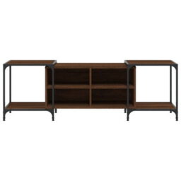 Walplus Tv Cabinet Brown Oak 153X37X50 Cm Engineered Wood - thumbnail 4
