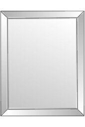Mirroroutlet Horsley All Glass Modern Large Wall Mirror 120 X 94Cm - thumbnail 4