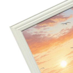 "AK Frames 11X8.5"" Classic White Modern Picture Frame - Poster Frame For Photos, Prints And Wall Art - Elegant Home Decor" - thumbnail 7