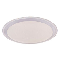 Luminosa Lighting Luminosa Carry Decorative Flush Ceiling Light White Led Dimmable 3000-6500K Remote Control Tuya Smart