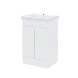 Nes Home 500mm Floorstanding Vanity Basin Unit White - thumbnail 7