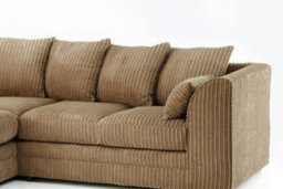 Alpha Designs Guild Logan Compact Corner Sofa Jumbo Cord Fabric - thumbnail 3