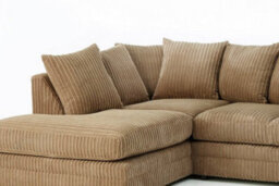 Alpha Designs Guild Logan Compact Corner Sofa Jumbo Cord Fabric - thumbnail 4