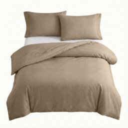 Ameha Duvet 13.5 Tog With Beige Duvet Cover & Matching Pillowcases, Breathable, Bedding Set, Super King 260X220Cm - thumbnail 5