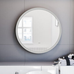 Nes Home Round Motion Sensor Bathroom Led Mirror Demister Anti-Fog 600mm - thumbnail 4